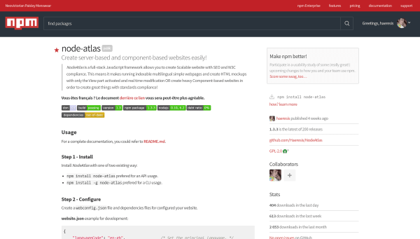 Framework, Module, API